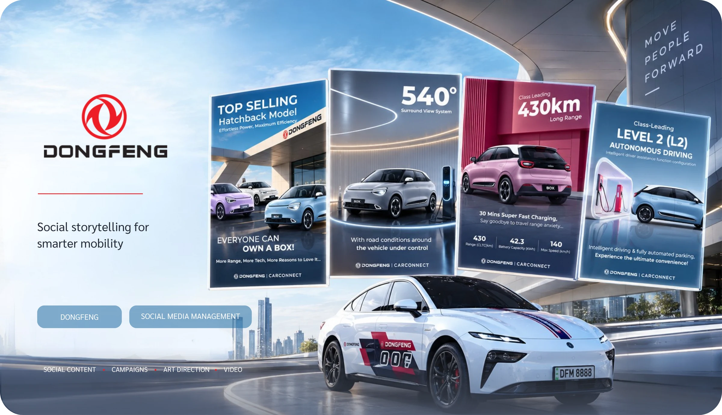 Dongfeng Experience Singapore portfolio artwork