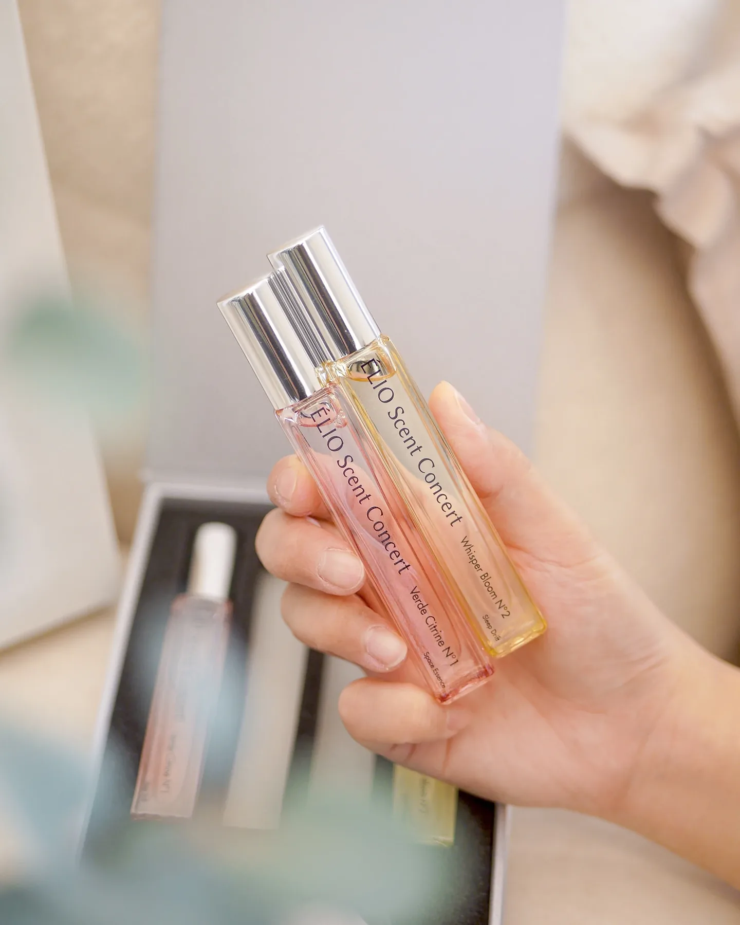 Elio Scents product photography